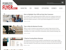 Tablet Screenshot of demo.fearlessflyer.com